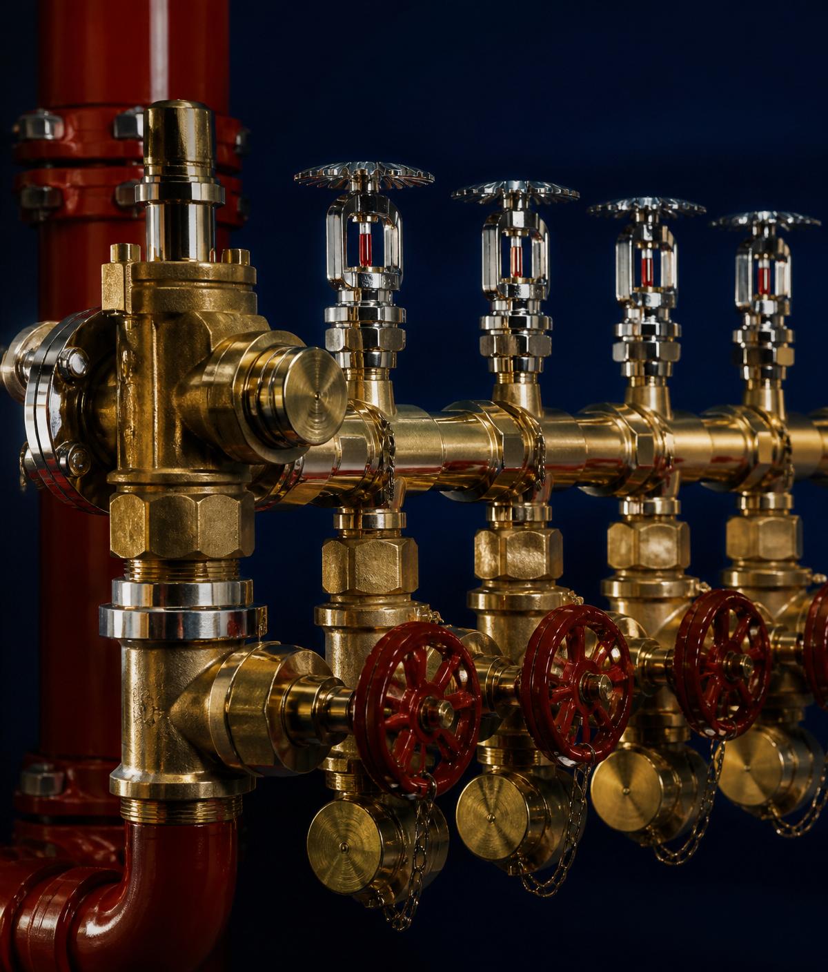 Fire safety manifold